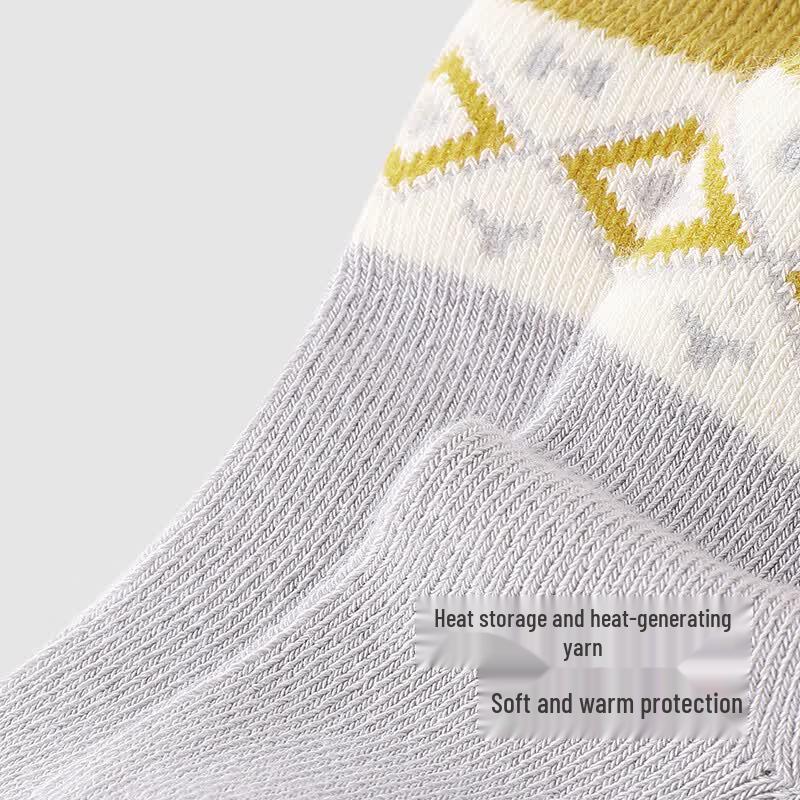 YEEHOO Baby Warm Antibacterial Short Socks (2 Pairs)