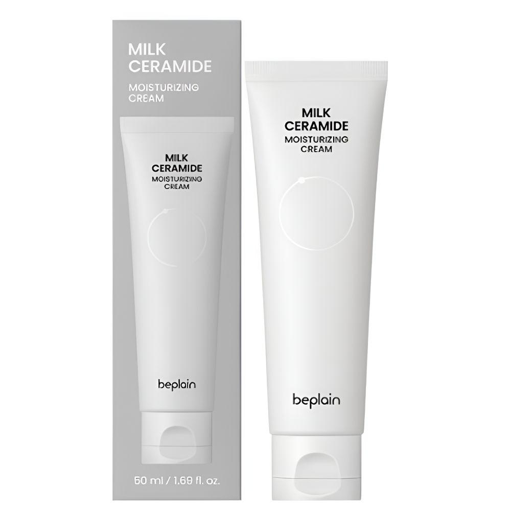 Beplain Milk Ceramide Moisturizing Cream Barrier Repair Hydrating Face Moisturizer for Dry Skin 50ml
