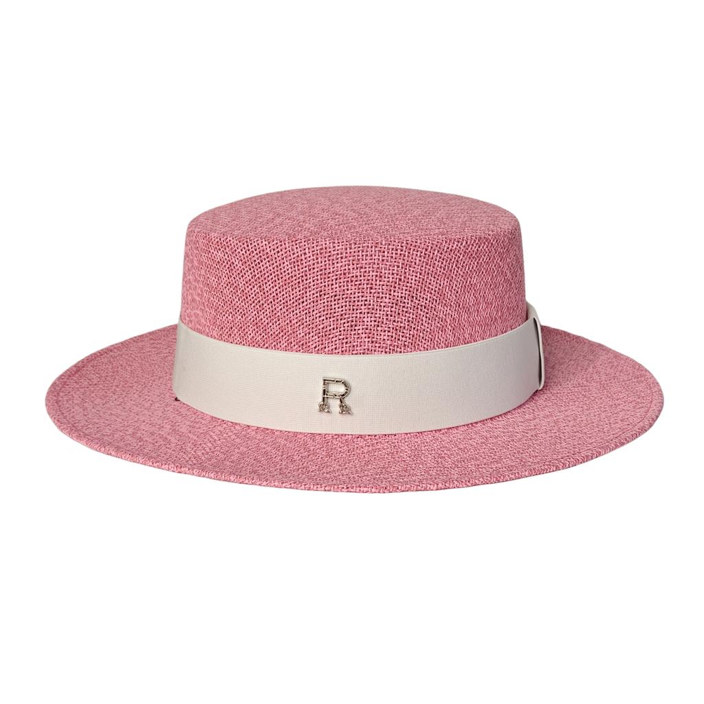R High Quality Beach Sun Straw Hats For Women Uv Sun Protection Wide Brim Summer Straw Hat Hollow Design Boater Chapeau Femme