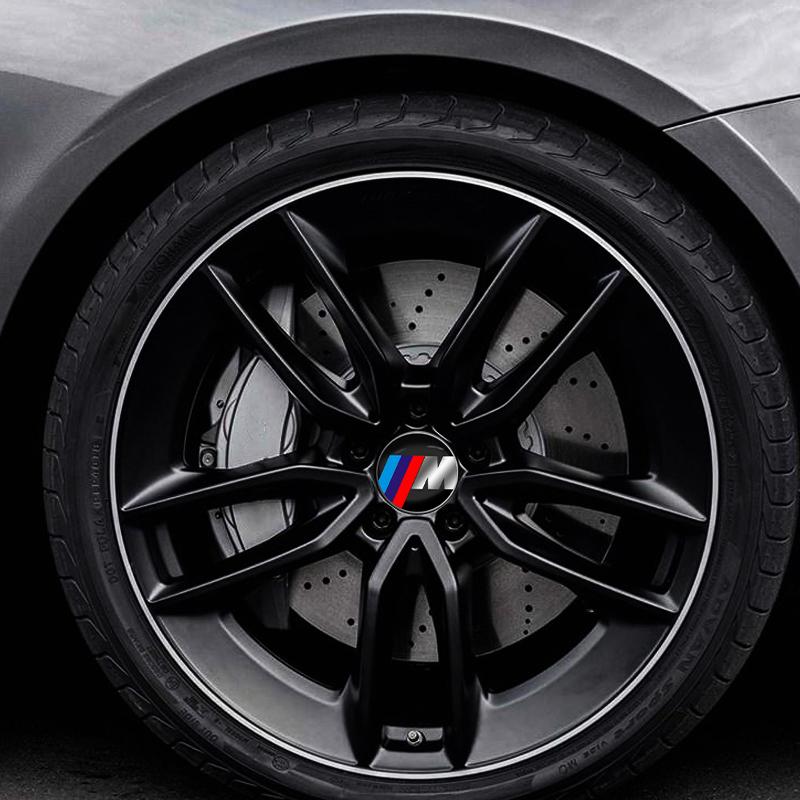 4Pcs 56/60MM Car Wheel Center Hub Caps Logo Cover Accessories For BMW M E34 E36 E60 E90 E46 E39 E70 F10 F20 F30 X5 X6 X1