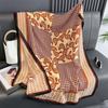 New Luxury Women Scarf Houndstooth Paisley Sun Protection Beach Towel Multi-functional Cotton Linen Long Towel Shawl Warp Hijab