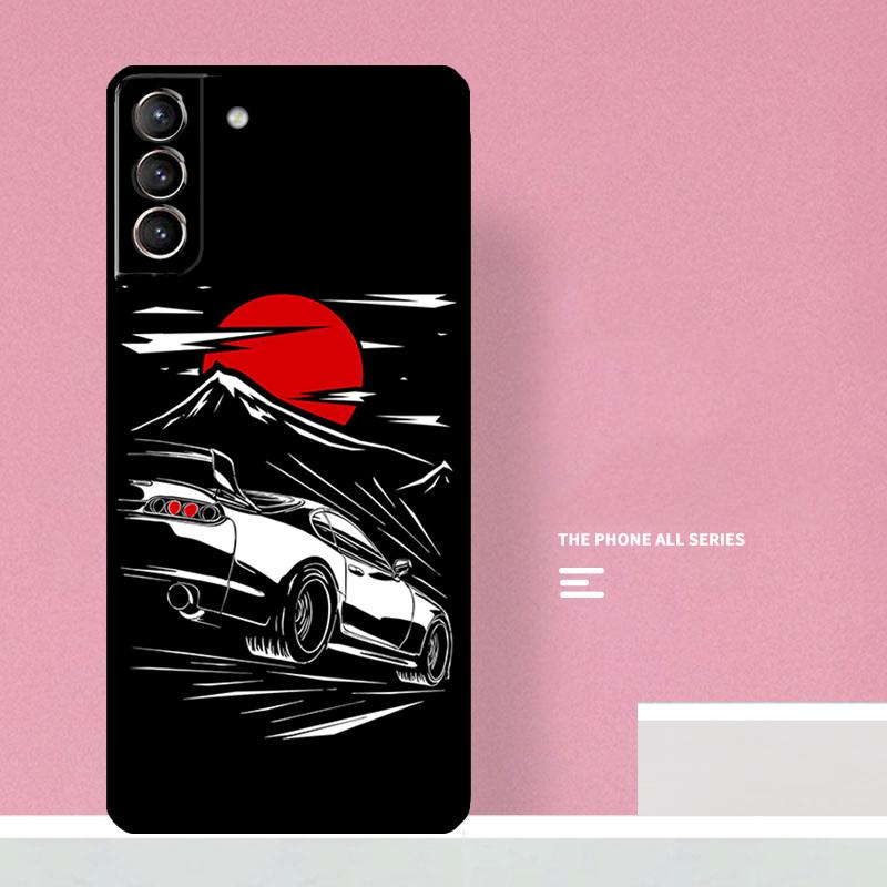 Japan JDM Sports Cars Male Men Phone Case For Samsung Galaxy S26 S25 S24 S20 S21 S22 S23 Ultra S10 Plus S25 FE Cover Coque