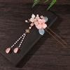 Ancient Flower Hairpin Chinese Style Flower Tassel Hair Stick Light Luxury Jewelry Hair Accessories Girls Trendy Headwears