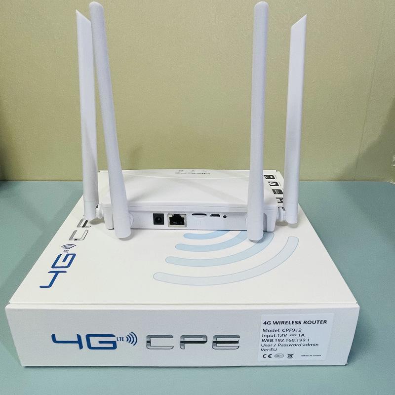 4G Portable WiFi Router with SIM Card Slot - CPF912