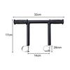 Universal Stroller Handle Extender Bar Adjustable Height Extension Armrest for Tall Parents Durable Metal Construction Fits Most Prams and Pushchairs