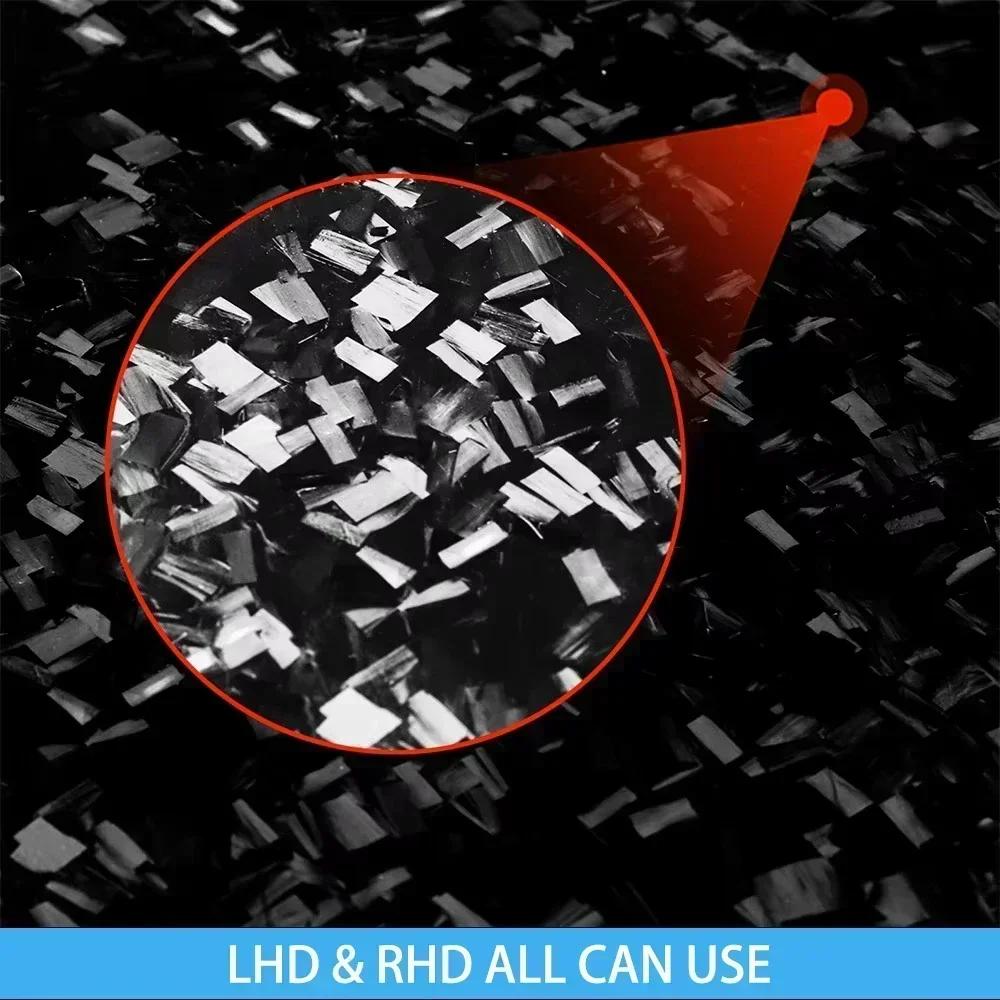 For Subaru Forester 2005-2008 Carbon Fiber Center Console Gear Shift Decorative Strip Interior Car Accessories Cover Stickers