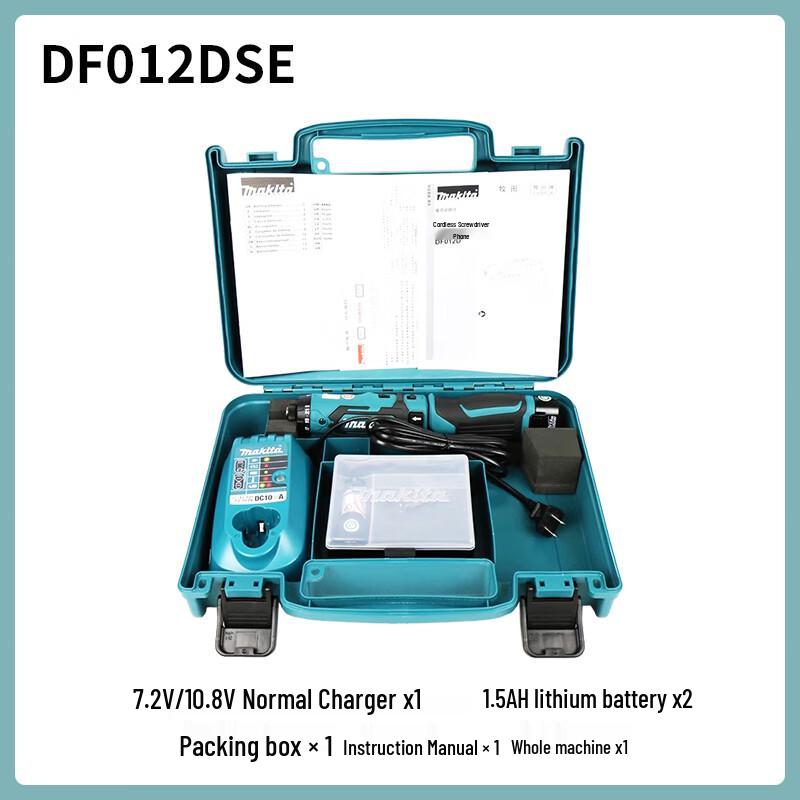 Makita 7.2V Foldable Cordless Screwdriver/Drill CN plug (adapter included)