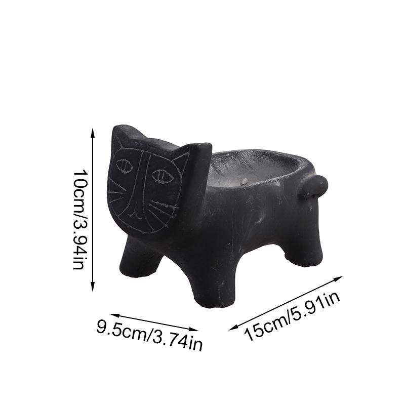

1 шт. Черный кот цветочный горшок милый цементный цветочный горшок креативная желтая кошка ваза украшение для дома кошка цветочный горшок цветочный инвентарь 2 стиля