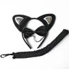 3Pcs Adorable Cat Ear Cosplay Props Set One Size Fits Most Stretchy Headband for Kids Party Favors Performance Costumes