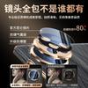 Magnetic Flip Case Honor Magic V6 Full Coverage Lens Protection PU Leather Business Style With Gold Thread Detail