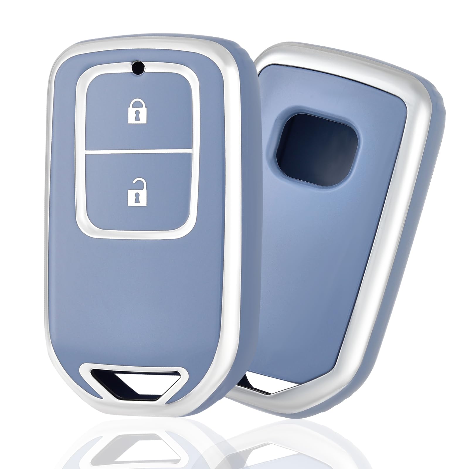 [OFF WE GO] Key Shell TPU Car Key Cover Key синий