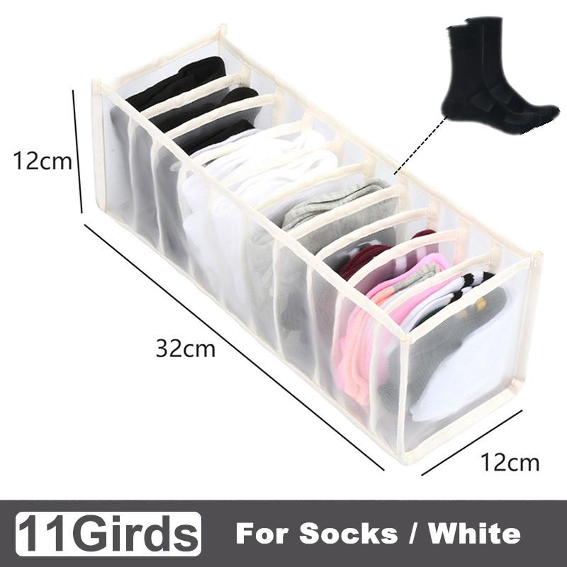Clothes Storage Organizer Box Pants Jeans T-Shirt Storage Boxes Wardrobe Underwear Socks Organizer Drawers Separator Box