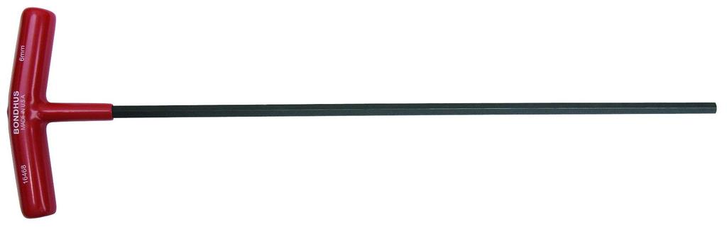 BONDHUS 355mm Hex 5mm Shaft Handle Black Oxide 16464 T-Handle, [Total Length 355mm, Length 338mm, Length 105mm] Finish, 14HT5MM, No.
