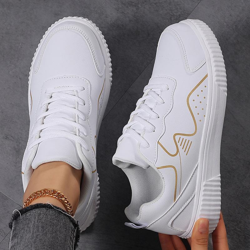 Fashion Women Casual Shoes Breathable Walking Flat Shoes Sneakers White Female Footwear Sports Running Outdoor Walking For Men