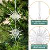Stunning Christmas New Decorations Clear Ice Stick Hangings For Festive Tree Arrangement Snowflakes Featuring