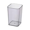 Bathroom Mouthwash Cup Transparent Square Thickened Plastic Toothbrush Travel Wash Accessories