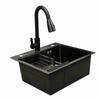 Drop In Kitchen Sink Stainless Steel Kitchen Sink Undermount Kitchen Workstation with Faucet for Washbasin Dishwasher