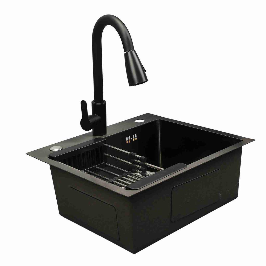 Drop In Kitchen Sink Stainless Steel Kitchen Sink Undermount Kitchen Workstation with Faucet for Washbasin Dishwasher