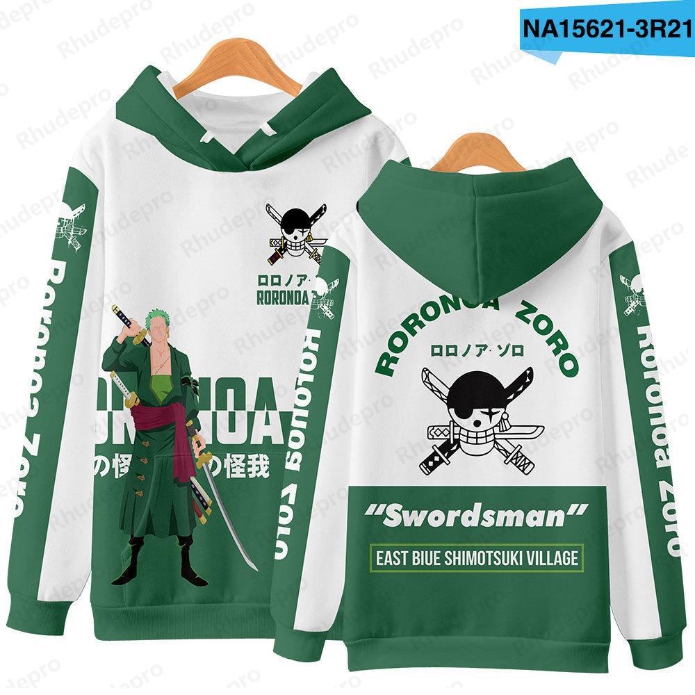 

Luffy nouvelle mode une pièce sweats à capuche impression 3D hommes femmes enfants sweats garçon fille enfants Streetwear pull vert hauts 100