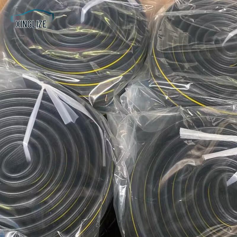 Garage Door Bottom Rubber Seal Strip with Yellow Line
