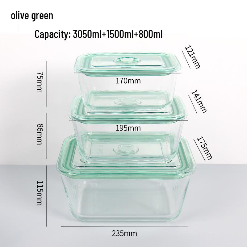 Contenitore Grande in Vetro per Conservazione di Frutta, Kimchi e Altro - Lusso Leggero, per Alimenti, Ermetico e Ideale per la Refrigerazione.