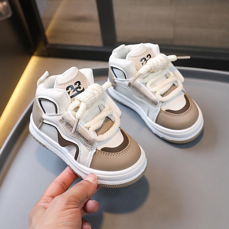 New Spring and Autumn Boys and Girls Fashion Handsome Solid Soft Bottom Wear-resistant Casual Sneakers