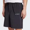 Adidas Terrex Multi Logo Letter Solid Color Loose Fit Five-Point Sports Shorts Men Shorts Black JI5925
