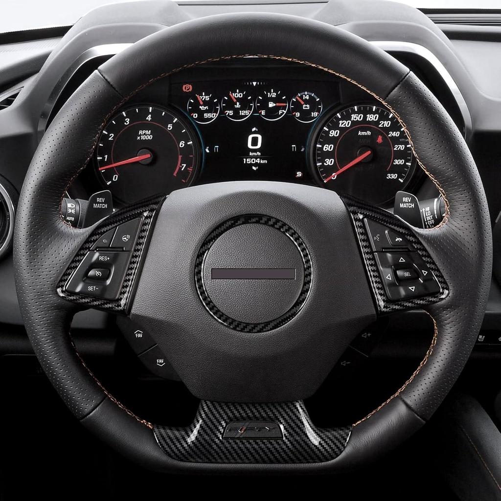 Car Sticker ABS Carbon Fiber Decal Interior Cover Trim for Chevrolet Camaro 2016 2017 2018      2024 Accessories