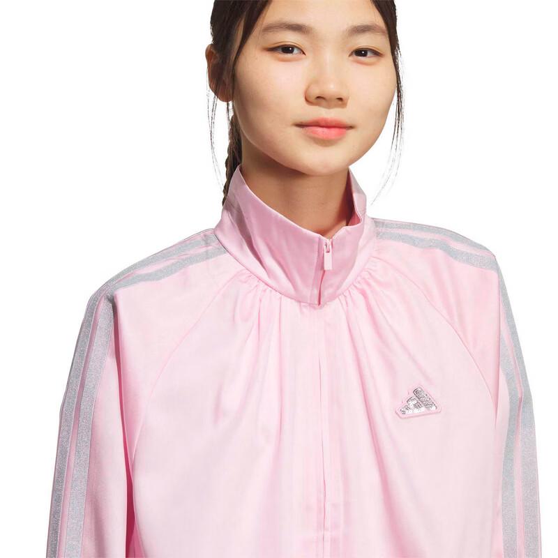 adidas Women's 3-Stripes Hooded Windbreaker Jacket