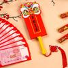 Pulling Fan New Year Red Envelope Exquisite Red Envelope Fan  Spring Festival