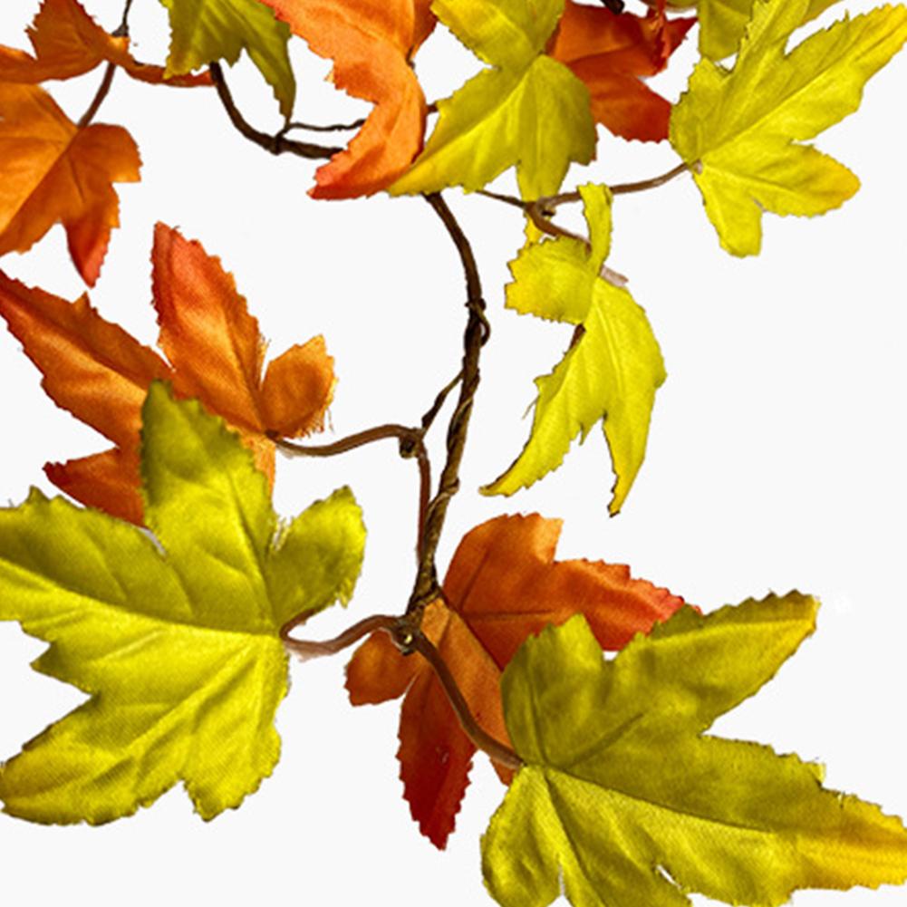 Sztuczna jesienna tkanina wielokrotnego użytku z liści klonu