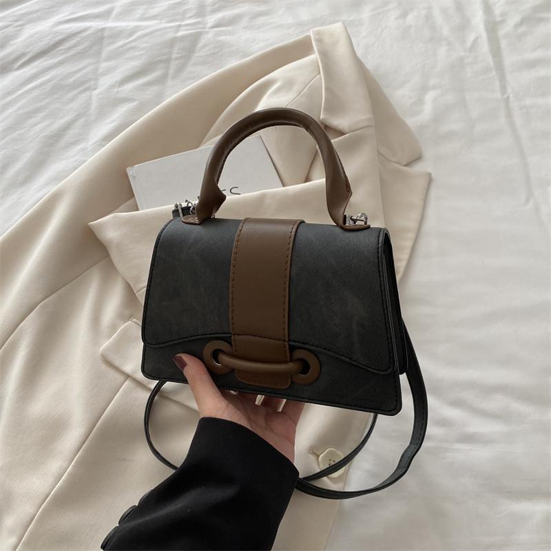 Minimalist Small Square Bag With Magnetic Closure For Daily Use Women