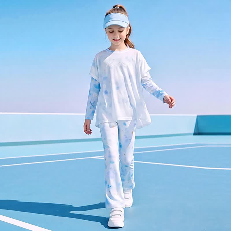 Moonkids Girls' Quick-Dry Long Sleeve Activewear