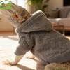 Křeček Ohřívač Vrchní díly Teplé Oblečení pro ještěrky Větruodolné Měkká Mikina pro vousatou agamu Jednobarevná Postrojová Vesta pro ještěrky Foto Párty