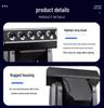 RGBW Wash Light Bar with 6 High-Brightness LEDs for Stage, KTV, Live Rooms & Background Ambiance