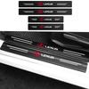 Hot New Fashion Car Door Sill Scuff Plate Decor Carbon Fiber Stickers IS ES GS LS UX NX RX BX4