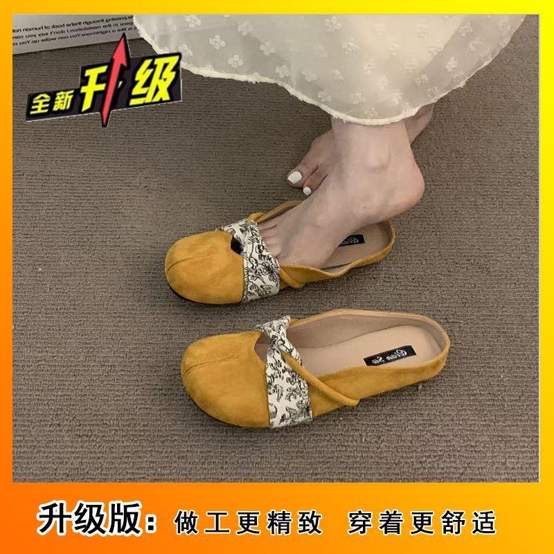 French fashion gentle fairy style ballet slippers 2025 new retro temperament shallow mouth versatile Mary Jane shoes