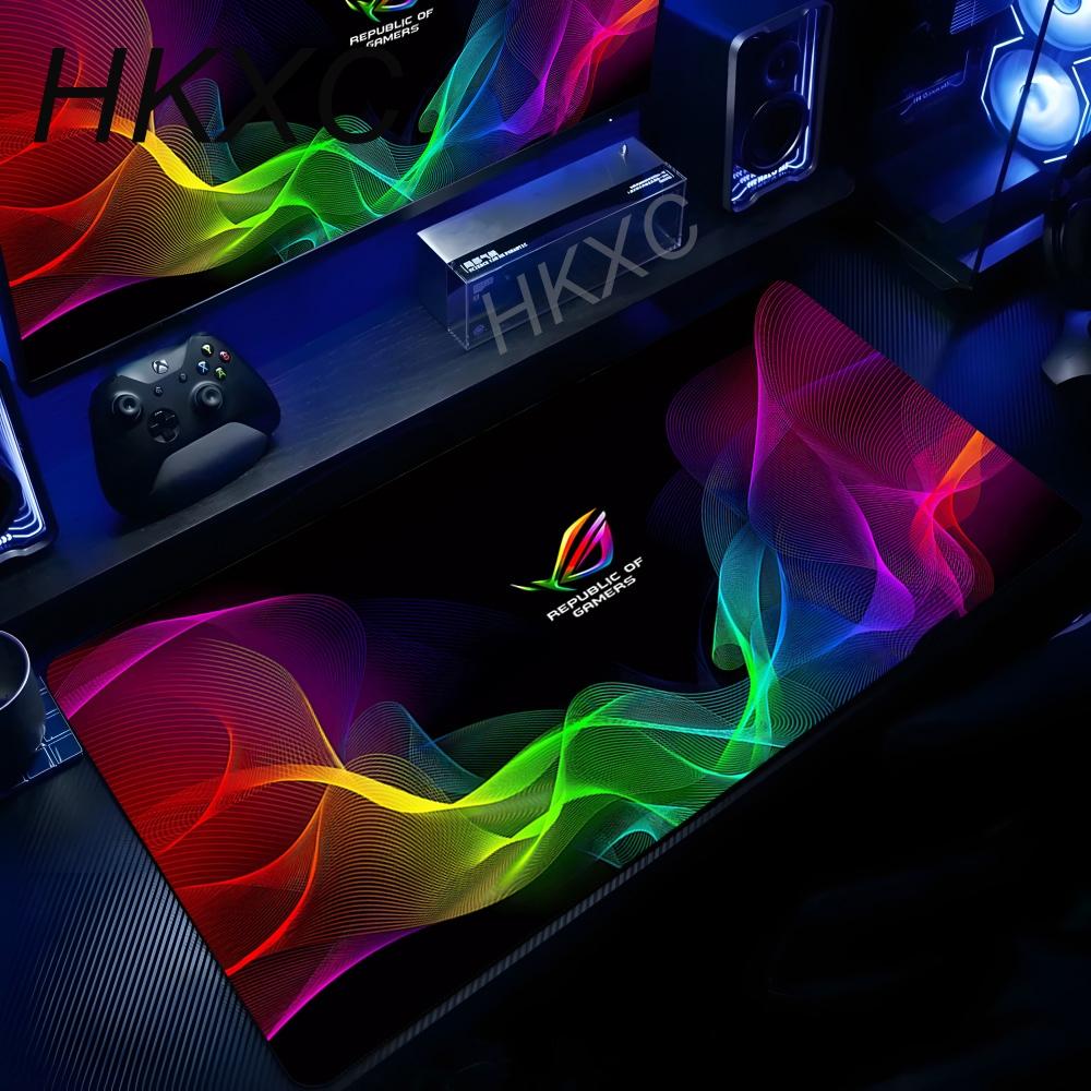 HD ASUS Gaming Mat Large Mouse Pad Design ROG Lager Computer PC Gamer XXL Non-slip Keyboard Office Interior Accessories for Gift