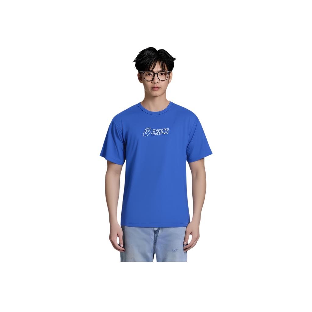 Asics FW25 Sports Lifestyle Series Basketball Crew Neck Comfortable Breathable Short Sleeve T-Shirt Unisex Tops 2063A454-401