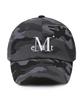 Mucent Signature Camo Military Ball Cap (Khaki-Baby Pink, Gray)