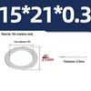 304 Stainless Steel Ultra-Thin Flat Washers - Available in Thickness: 0.1mm, 0.2mm, 0.3mm, 0.5mm