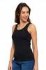 Women's Cotton Tank-Top T-shirt with Straps Classic MORAJ M Black
