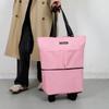 New Large-capacity Universal Wheel Bag Supermarket Shopping Portable Waterproof Handbag Foldable Luggage Trolley Bag Tugboat Bag Storage Bag