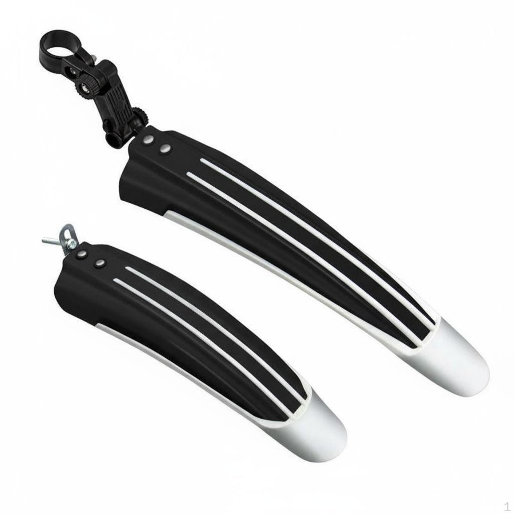 2 Pieces Universal Mountain Bike Mudguards Easy Installation Fenders Adjustable Cycle