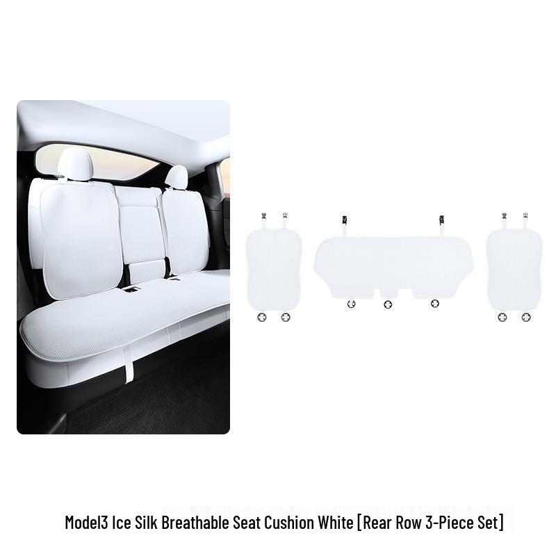 Ventilated Seat Covers for Tesla Model Y/3 - Summer Car Seat Modification Accessories.