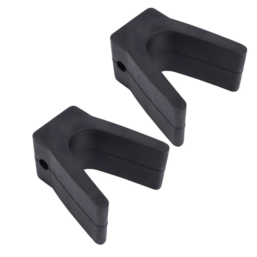 2pcs 2in Boat Trailer Bow Stop Rubber V Span Boat Trailer Bow Stop V Block for Yacht Kayak