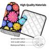 Flower Oven Mitts and Pot Holders Sets Heat Resistant 2 Pcs for Safe BBQ Cooking Baking Grilling