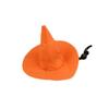 Witch Pet Hat Costume Accessory With Pumpkin And Bat Designs For Wear Halloween