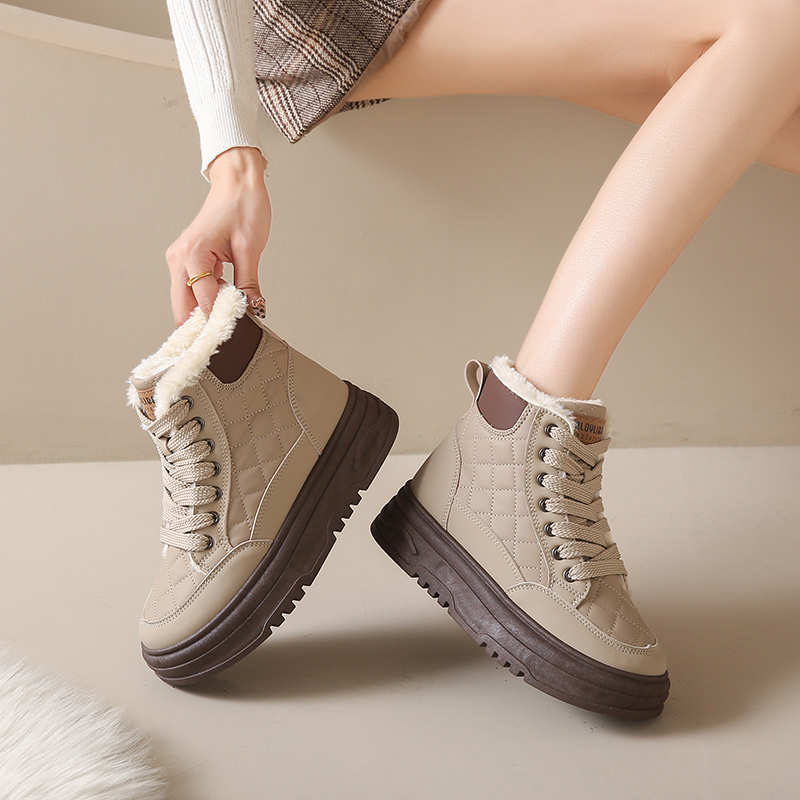 Fashion Black Beige Sneakers Unisex Loafers Outdoor Boots Ladies New In Women's Shoes Sports Zapato Sapateni High-tech Casuals