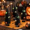 Outdoor Halloween Decorations Black Tree with Eyeball Decor, Spooky Dark Centerpiece for Decor Desk Shelf, Creative Party Scene Ornament, Festive Home